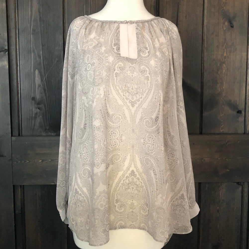 Rose & Olive sheer top size 1X
